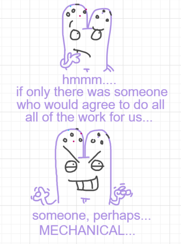 A panel from Ready Oar Knot, episode three of the Board Boards object show by Furretwalk/WalkingFurret.